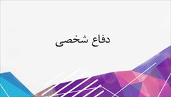 پاورپوینت دفاع شخصی به همراه تصاویر